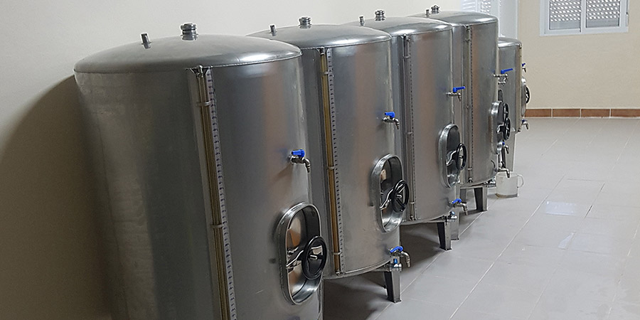 Filterungsprozess in Stahltank